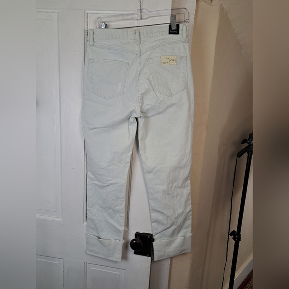 Current/Elliott Relaxed Cuffed Boyfriend Fit Jeans Light Blue Size 27 NWT - Picture 3 of 16